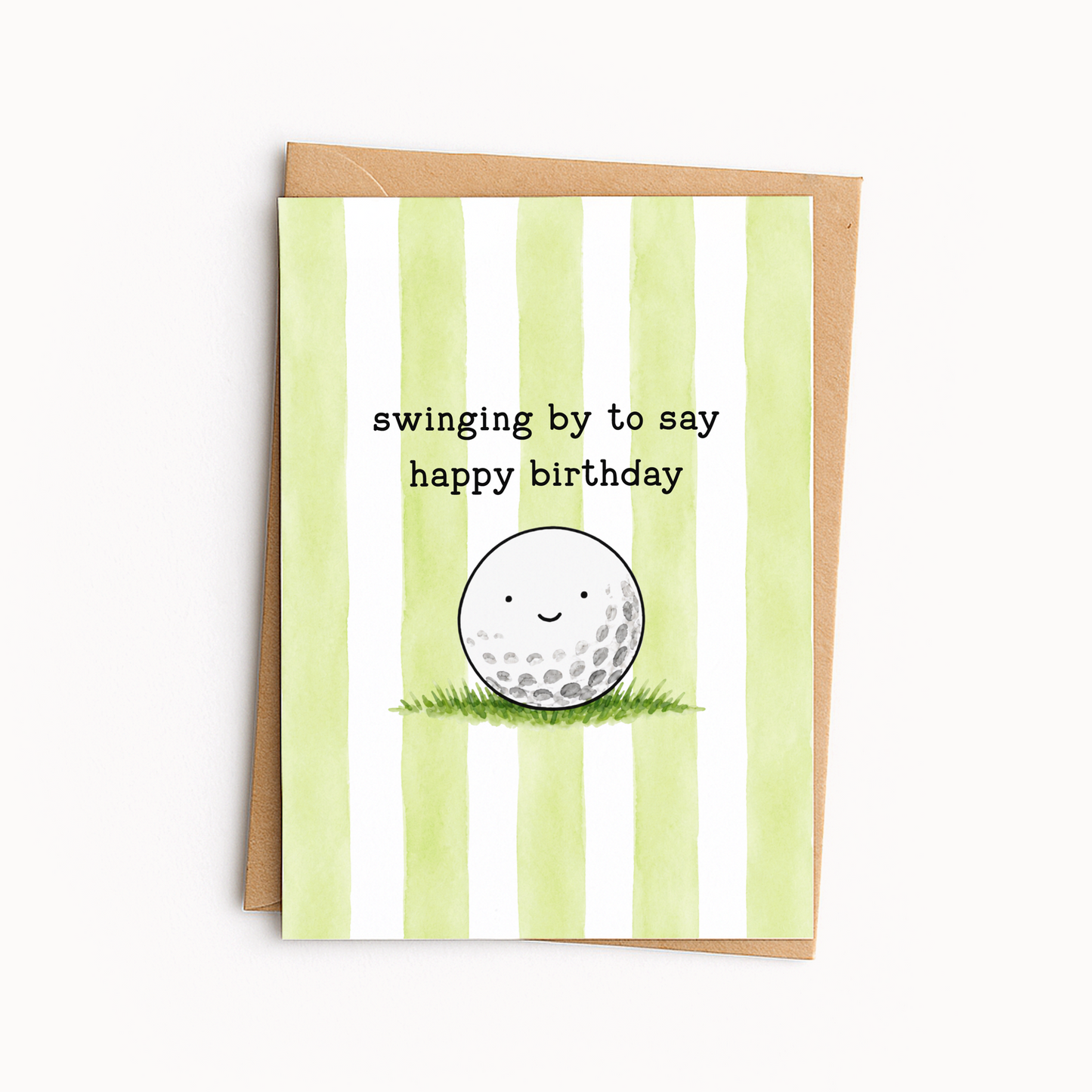 Golf Birthday Card • Cute Golf Card for Golfer • Funny Golfing Greeting Card • Happy Birthday Golf Lover Card