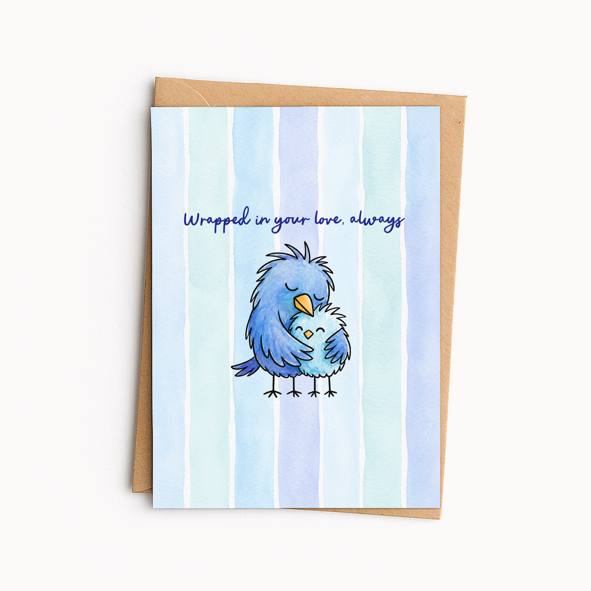Mama Bird Mother’s Day Card • Cute Bird Card for Mom • Mom Appreciation Card • Sweet Mom Greeting Card