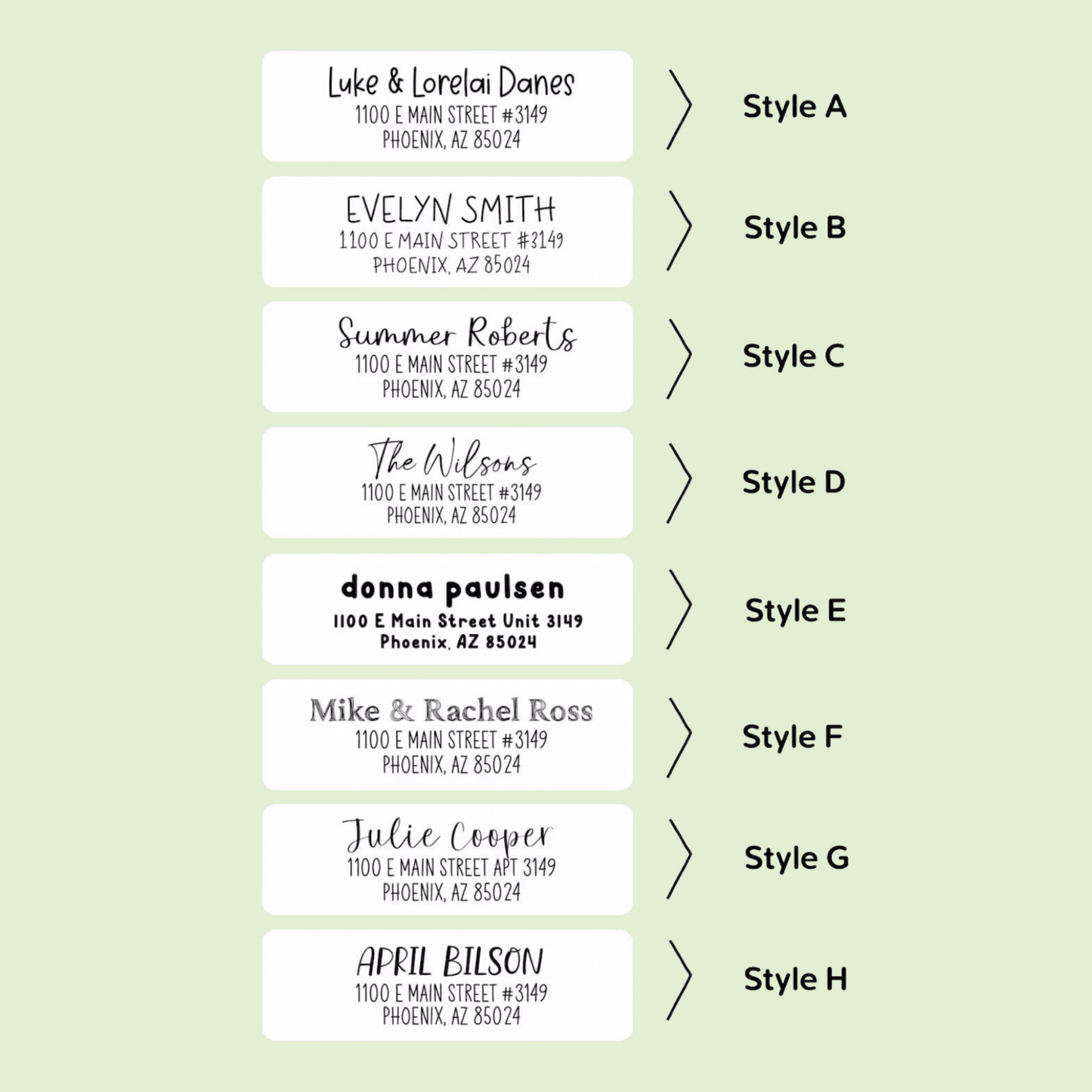 Custom Address Labels, Return Address Labels, Personalized Mailing Labels