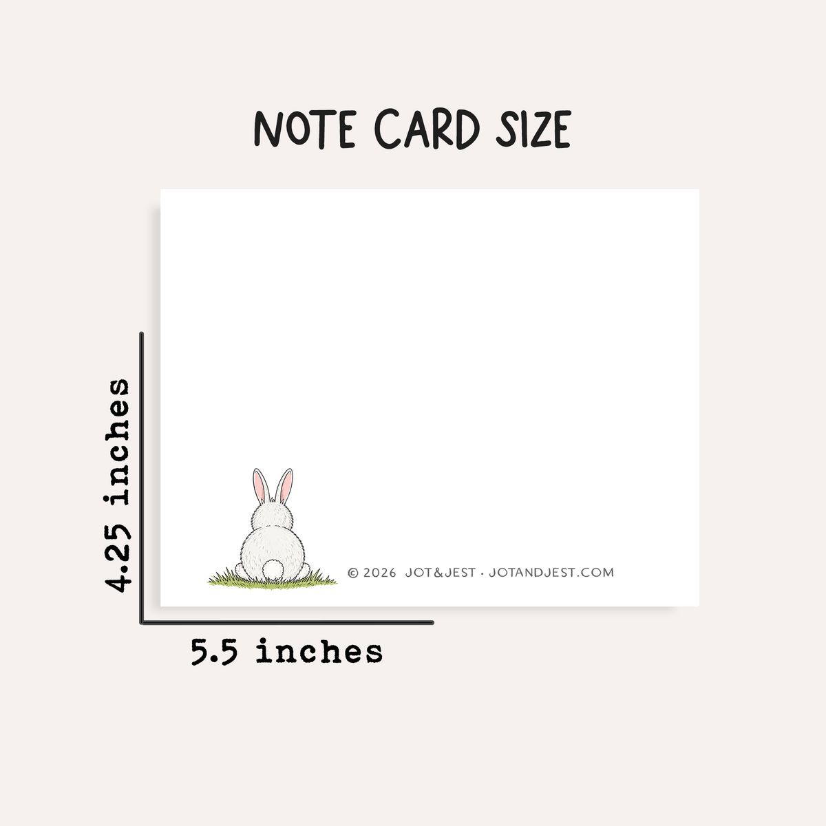 Personalized Easter Bunny Stationery • Bunny Notecard Set • Custom Name Note Cards • Easter Thank You Cards • Spring Stationery Set of 12
