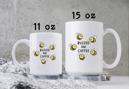 Cute Bumble Bee Mug • Save the Bees Coffee Cup • Bee Lover Gift • Earth Day Mug • Nature Lover Drinkware