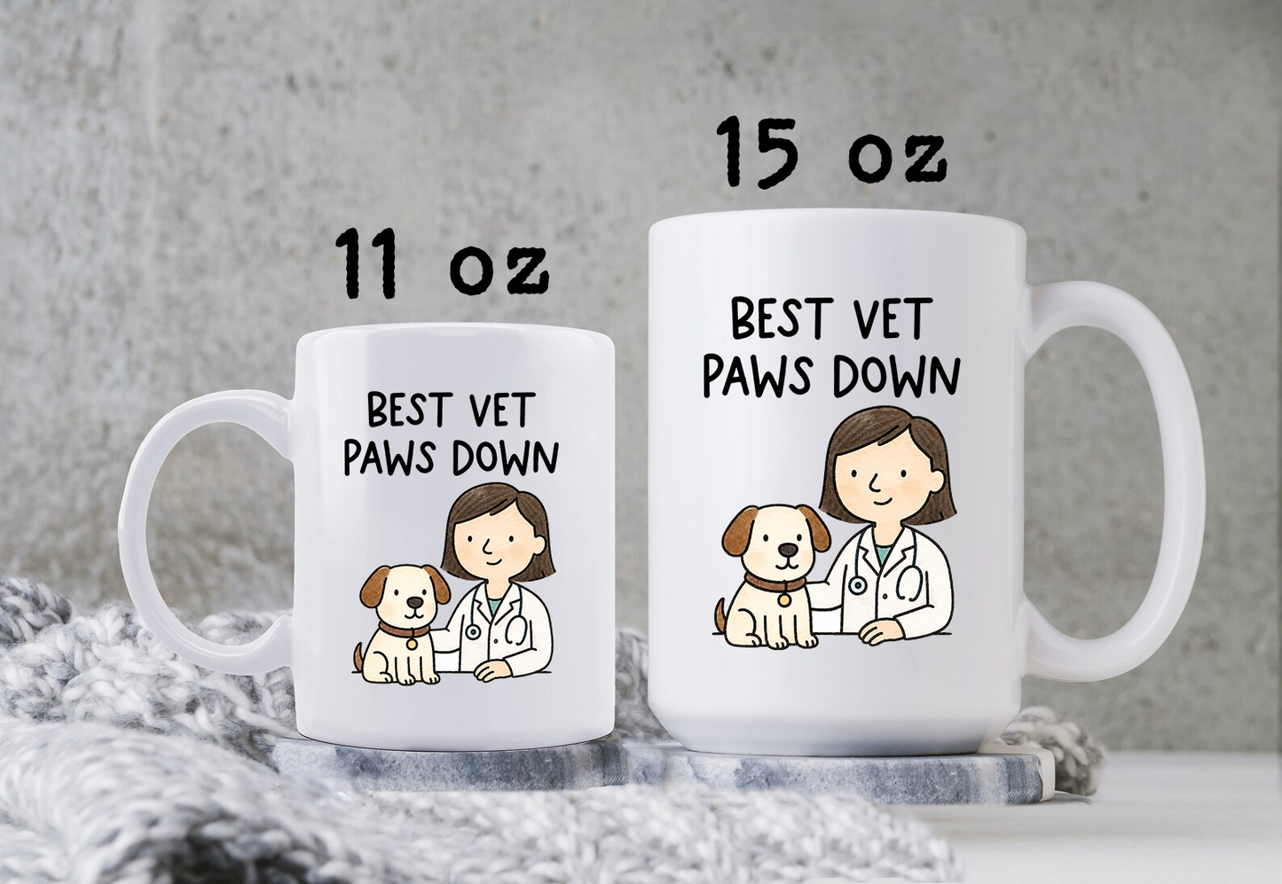 Best Vet Mug • Veterinarian Coffee Cup • Cute Dog Mug • Vet Appreciation Gift • Veterinary Office Drinkware • Pet Lover Cup