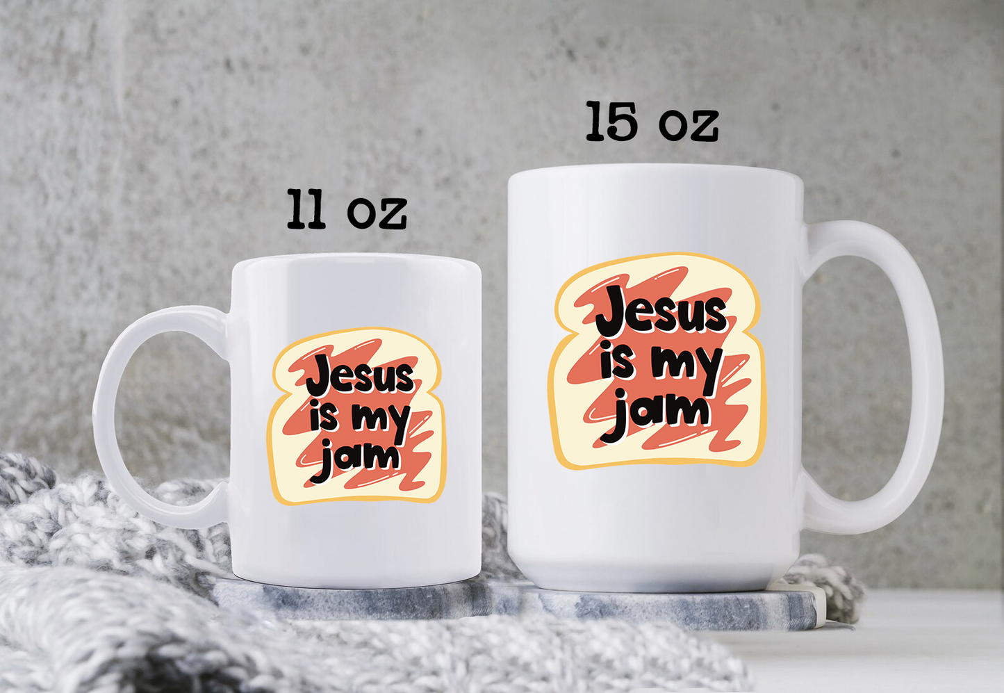 Jesus Is My Jam Mug Christian Coffee Cup Religious Faith Mug