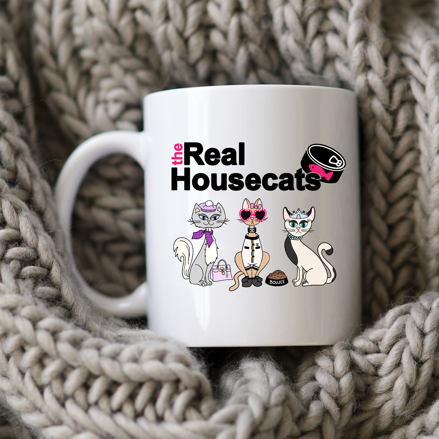 The Real Housecats Mug Housewives Reality TV Coffee Cup