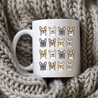 French Bulldog Mug • Cute Frenchie Coffee Cup • French Bulldog Gift • Dog Lover Mug • Pet Parent Drinkware