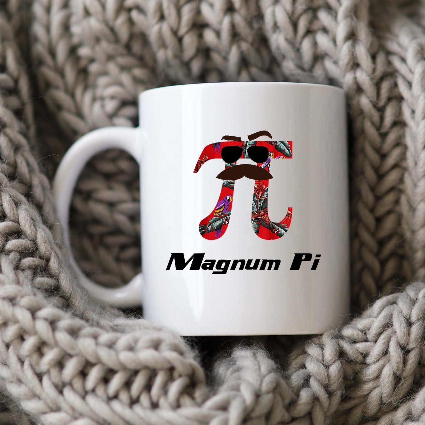 Magnum Pi Mug Math Teacher Coffee Cup Professor Math Student Pi Day