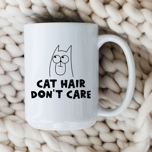 Funny Cat Hair Mug For Cat Lover Cat Coffee Cup