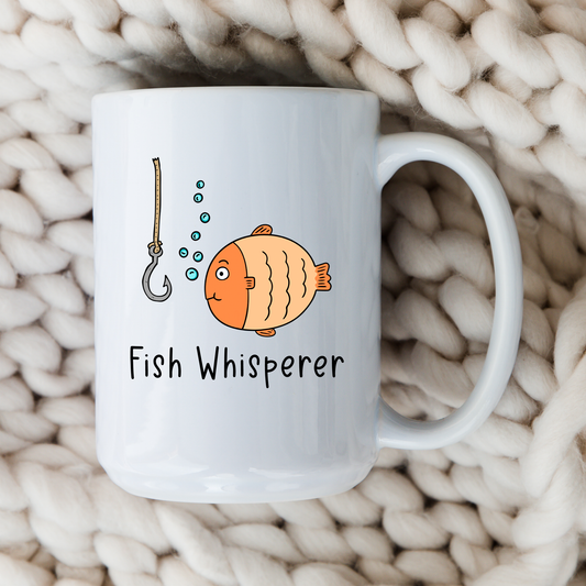 Fish Whisperer Mug Fishing Coffee Cup