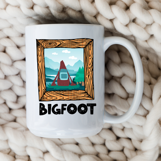 Bigfoot Portrait Mug Sasquatch
