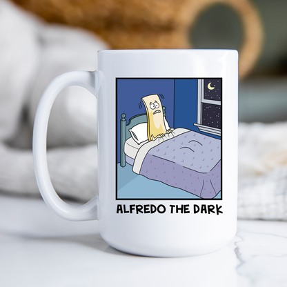 Alfredo The Dark Comic Mug Cartoon Pasta Mug