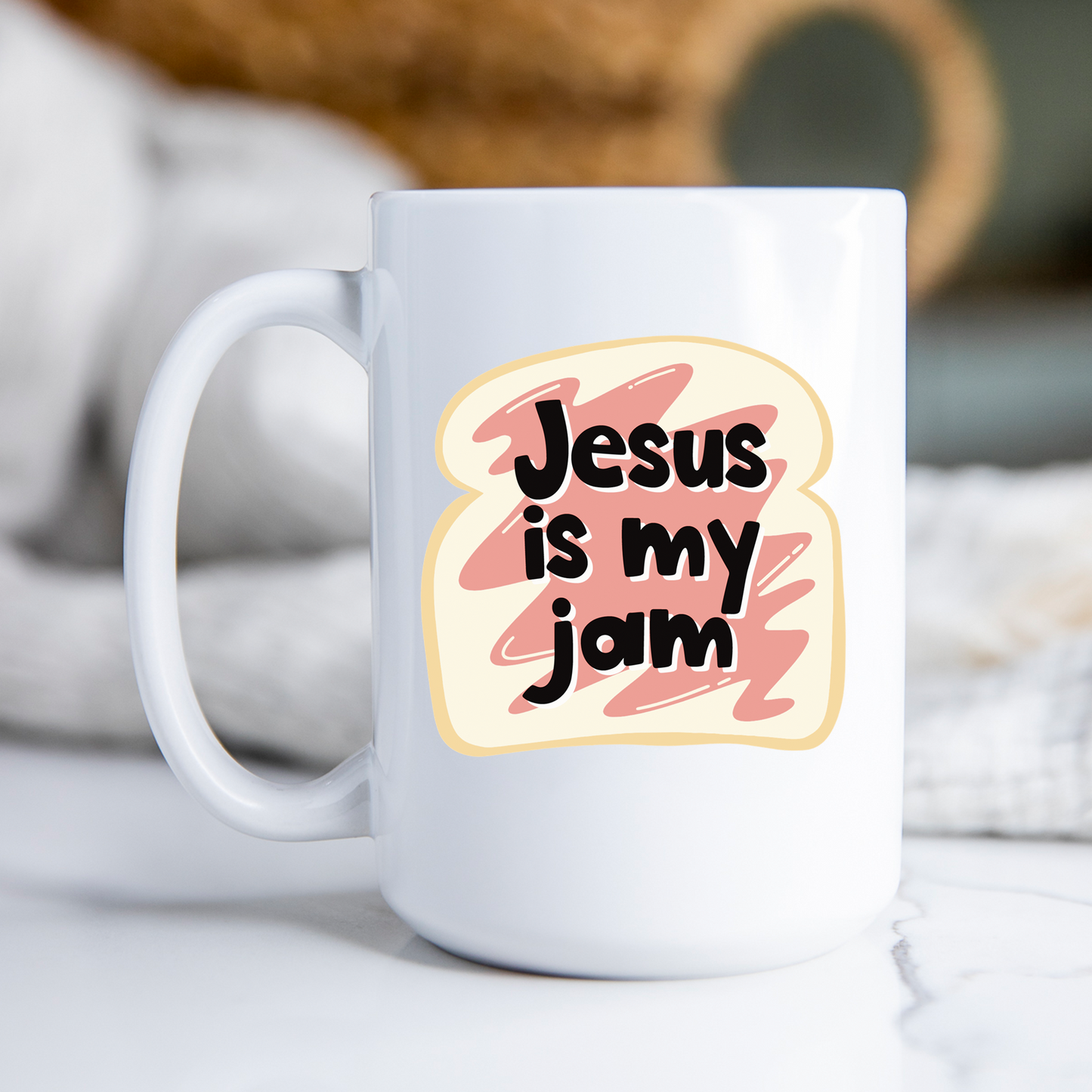 Jesus Is My Jam Mug Christian Coffee Cup Religious Faith Mug