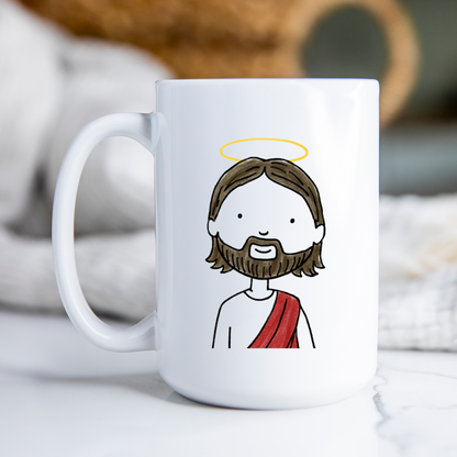 Funny Jesus Mug • Christian Coffee Cup • Faith Based Religious Mug • Funny Jesus Gift • Christian Drinkware
