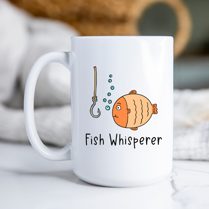 Fish Whisperer Mug Fishing Coffee Cup