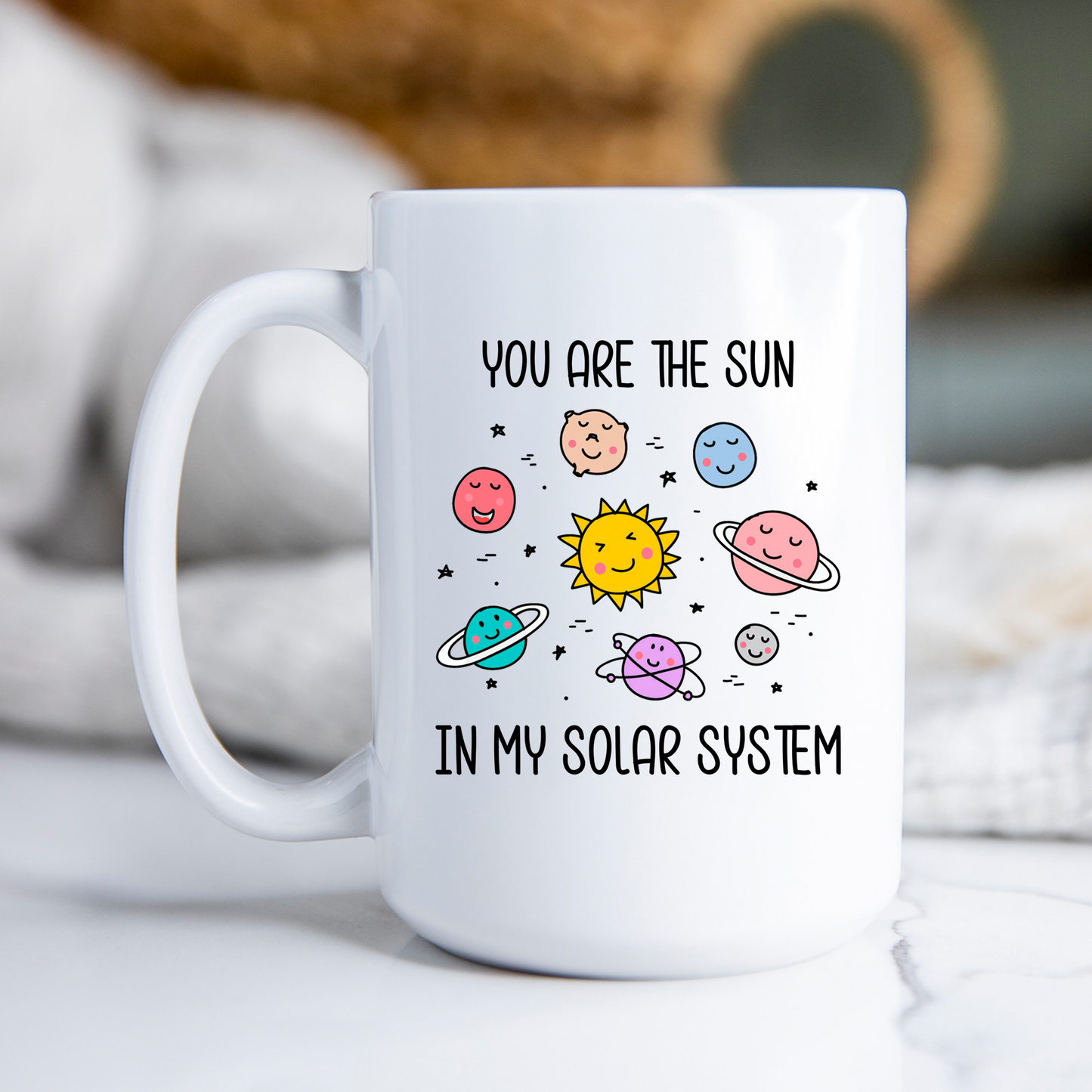 Solar System Mug Couples Best Friend Coffee Cup