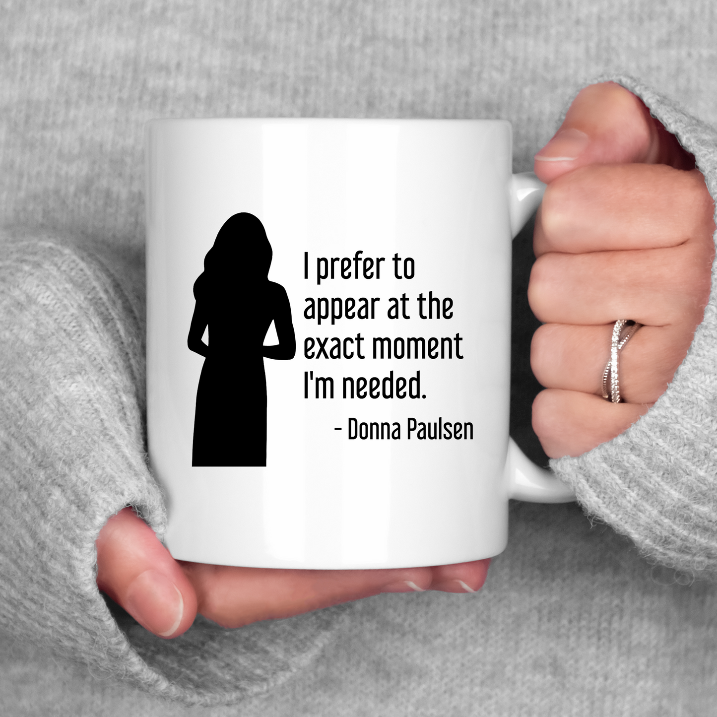 Donna Paulsen Quote Mug I Prefer to Appear Silhouette Suits TV Show Coffee Cup