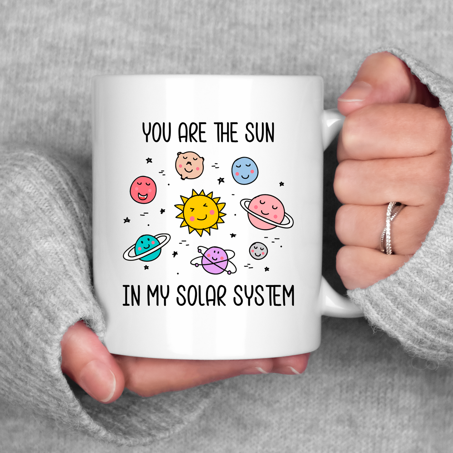 Solar System Mug Couples Best Friend Coffee Cup