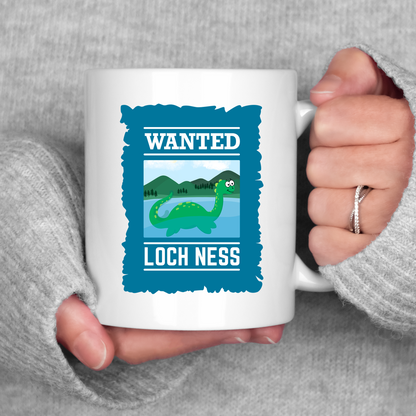 Wanted Poster Loch Ness Monster Mug Nessie Coffee Cup
