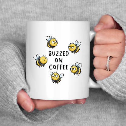 Cute Bumble Bee Mug • Save the Bees Coffee Cup • Bee Lover Gift • Earth Day Mug • Nature Lover Drinkware