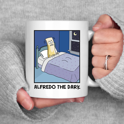 Alfredo The Dark Comic Mug Cartoon Pasta Mug