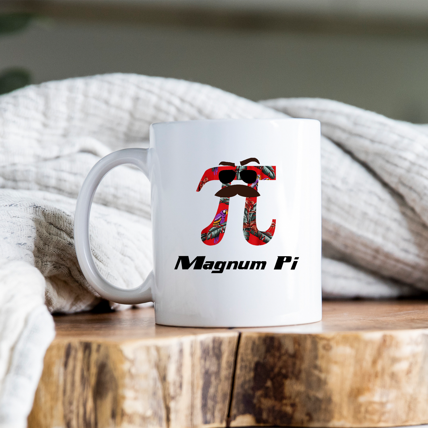 Magnum Pi Mug Math Teacher Coffee Cup Professor Math Student Pi Day