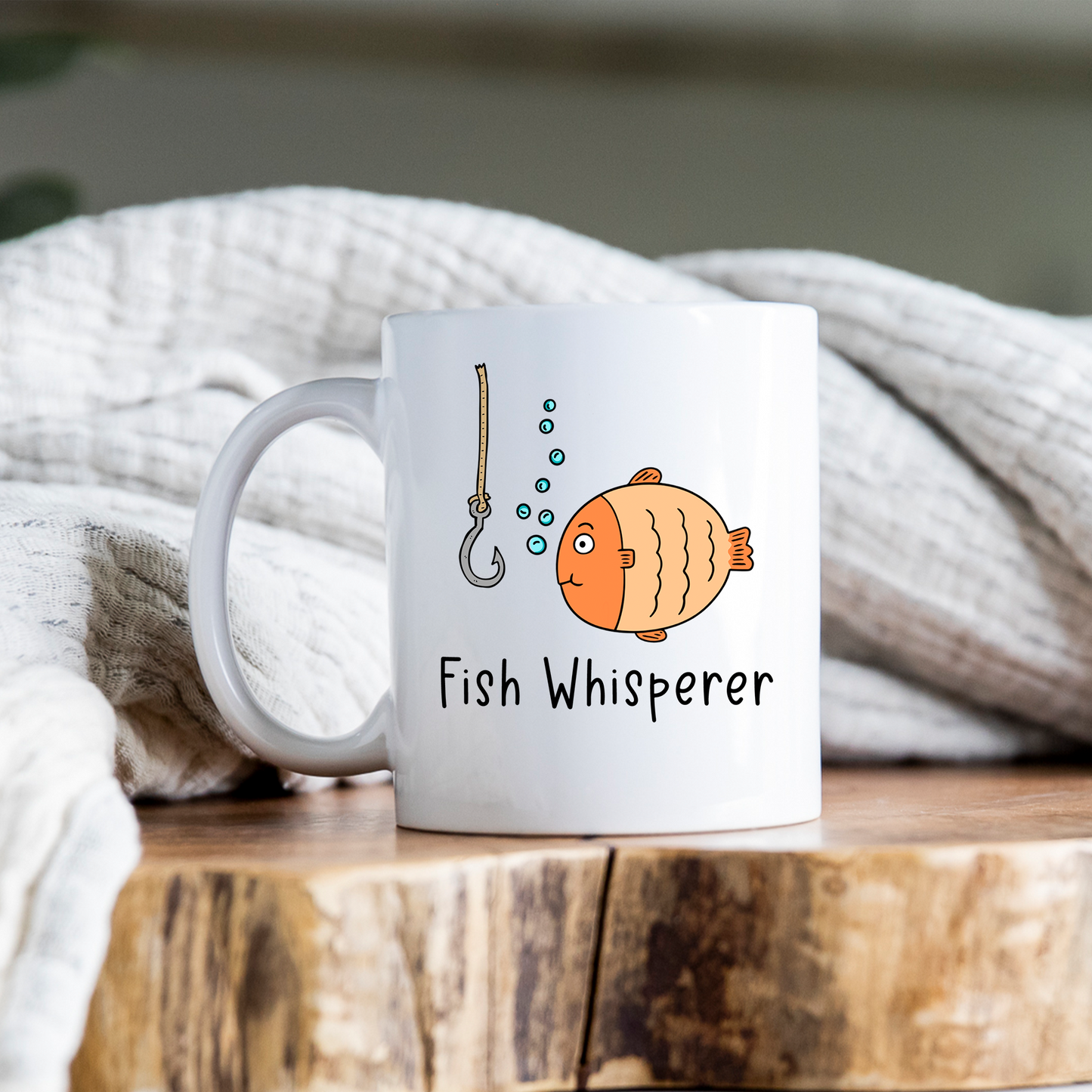 Fish Whisperer Mug Fishing Coffee Cup