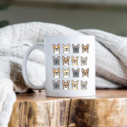 French Bulldog Mug • Cute Frenchie Coffee Cup • French Bulldog Gift • Dog Lover Mug • Pet Parent Drinkware