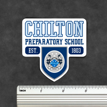 Chilton Sticker • Gilmore Girls Inspired Vinyl Decal • Stars Hollow Fan Sticker • Luke’s Diner Dragonfly Inn Reference • Waterproof Vinyl