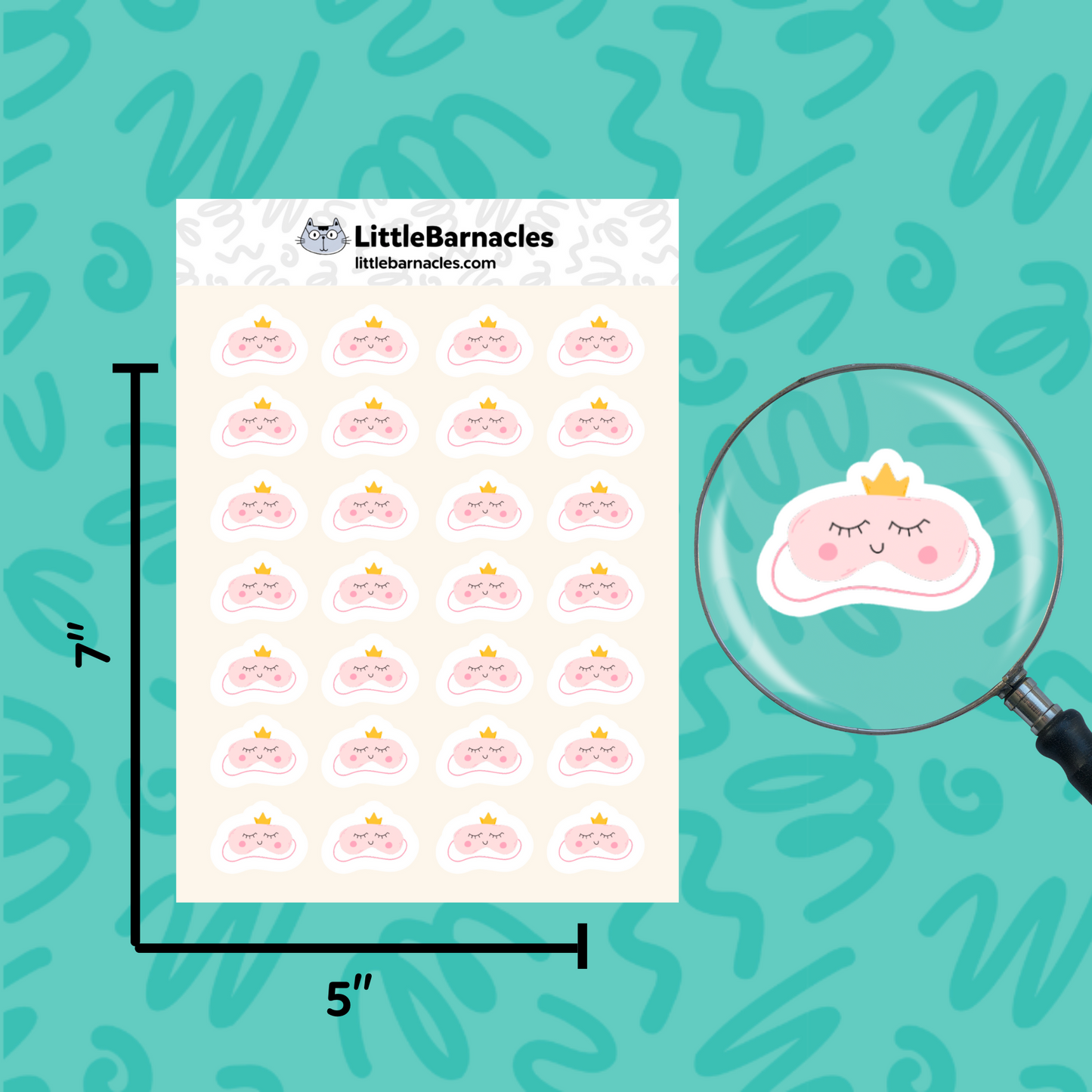 Sleep Mask Planner Sticker Sleep Tracking Sleeping Pill Reminder Sleep Medication Self Care Mini Sticker Bedtime Sticker for Calendar