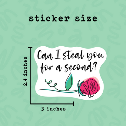 The Bachelor Inspired Vinyl Sticker • Funny TV Show Quote Decal • Waterproof Reality TV Sticker • Fan Gift • Laptop Water Bottle