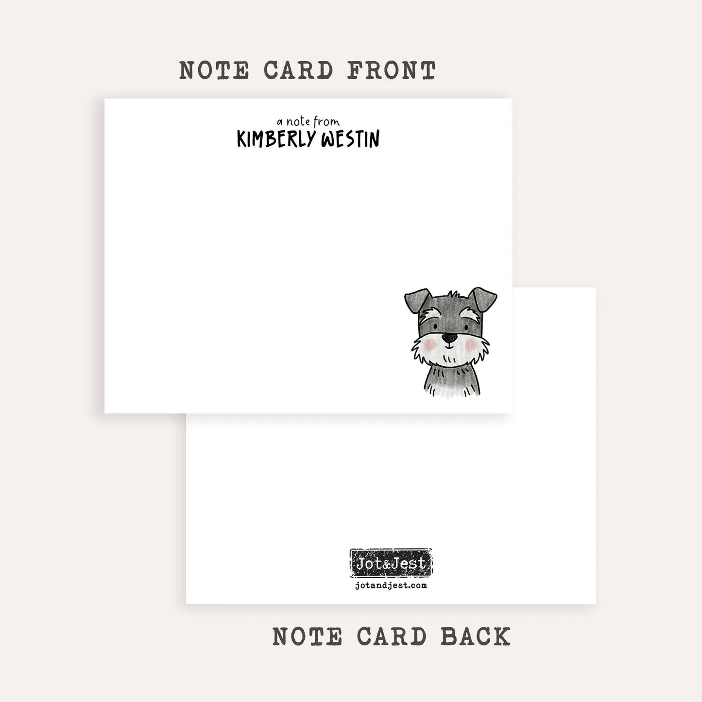 Custom Dog Portrait Stationery Set • Personalized Pet Notecards • Cute Dog Doodle Thank You Cards • Dog Lover Gift • Set of 12