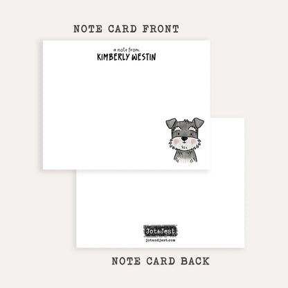 Custom Dog Portrait Stationery Set • Personalized Pet Notecards • Cute Dog Doodle Thank You Cards • Dog Lover Gift • Set of 12