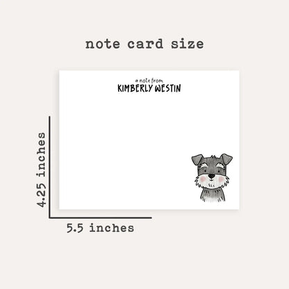 Custom Dog Portrait Stationery Set • Personalized Pet Notecards • Cute Dog Doodle Thank You Cards • Dog Lover Gift • Set of 12