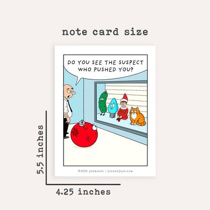 Personalized Christmas Cat Flat Note Cards • Custom Cat Stationery • Holiday Thank You Cards • Custom Name Notecards Gift