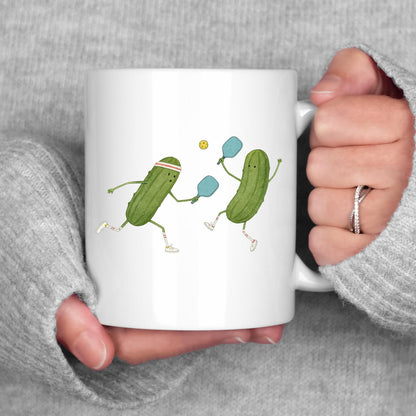 Funny Pickleball Mug • Cute Pickleball Coffee Cup • Pickleball Gift for Players • Sports Lover Mug • Choose Your Mug Size