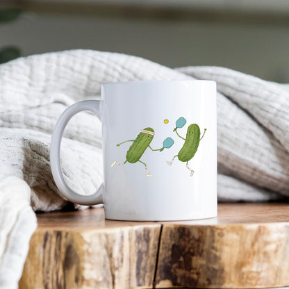 Funny Pickleball Mug • Cute Pickleball Coffee Cup • Pickleball Gift for Players • Sports Lover Mug • Choose Your Mug Size