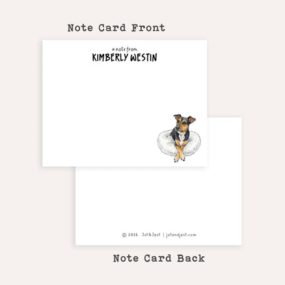 Custom Pet Portrait Stationery Set • Personalized Dog or Cat Notecards • Watercolor Pet Stationery Gift • Set of 12