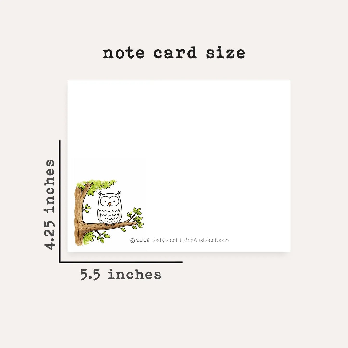 Personalized Owl Stationery Set • Custom Owl Flat Notecards • Cute Owl Thank You Cards • Custom Name Stationery • Set of 12