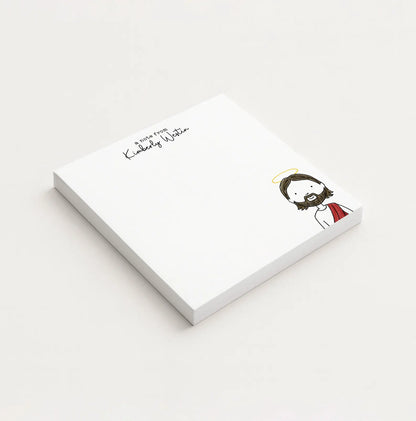 Custom Jesus Notepad • Personalized Christian Stationery • Premium Thick Paper • No Ink Bleed • Religious Gift