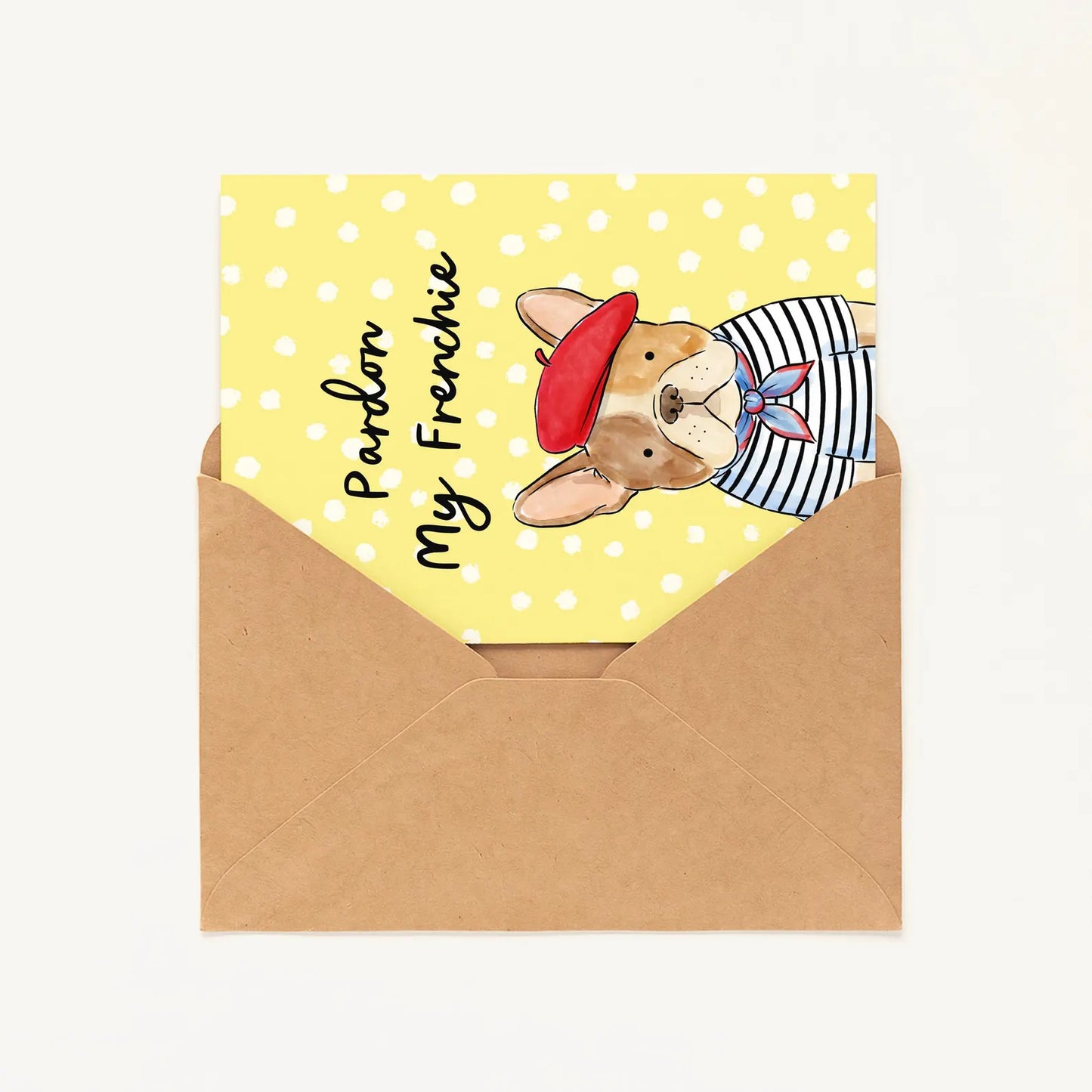 Frenchie Belated Birthday Card • Funny French Bulldog Card • Late Birthday Card • Parisian Dog Card • Frenchie Lover Gift