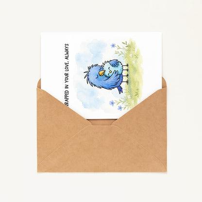 Mama Bird Mother’s Day Card • Cute Bird Card for Mom • Mom Appreciation Card • Sweet Mom Greeting Card