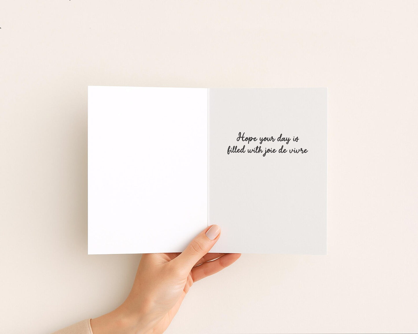 Parisian Greeting Card • Thinking of You Card • French Themed Card • Everyday Card • Frenchie Lover Gift