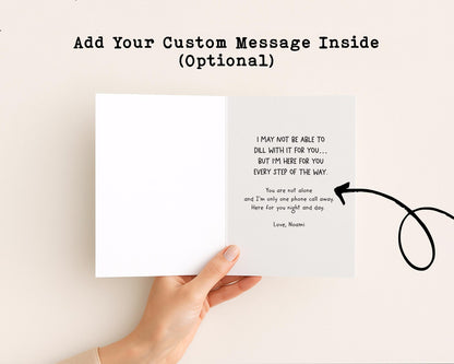 Pickle Sympathy Card • Cute Pickle Encouragement Card • Empathy Greeting Card • Thinking of You Card • In a Pickle Card