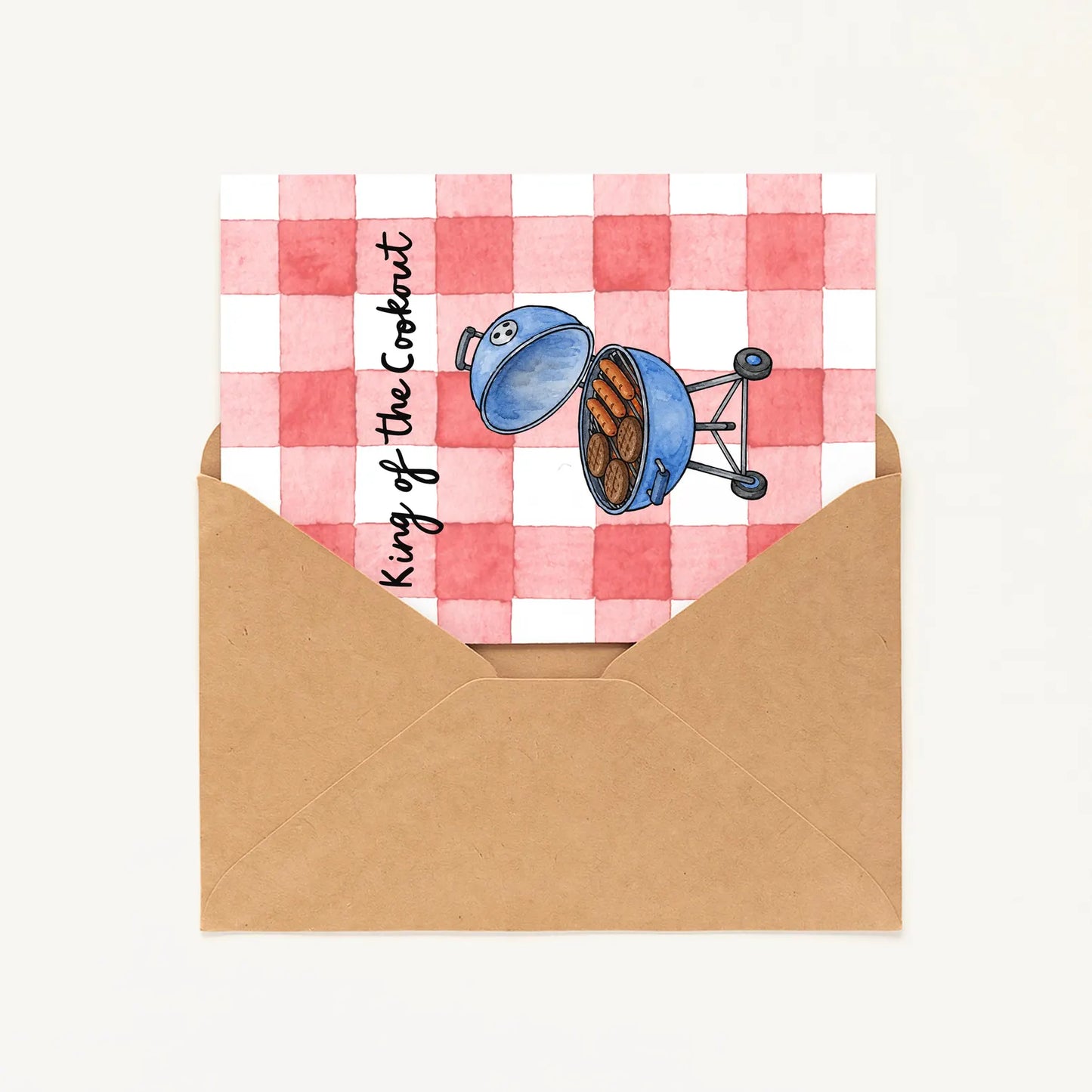 Father’s Day Grill Card • Cute Grill Master Dad Card • Funny Dad Joke Greeting Card • BBQ Card for Dad or Stepdad