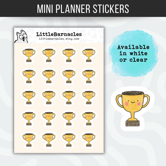 Trophy Planner Sticker • Sports Award Sticker • Competition Reminder • Sporting Event Calendar • Achievement Planner Label