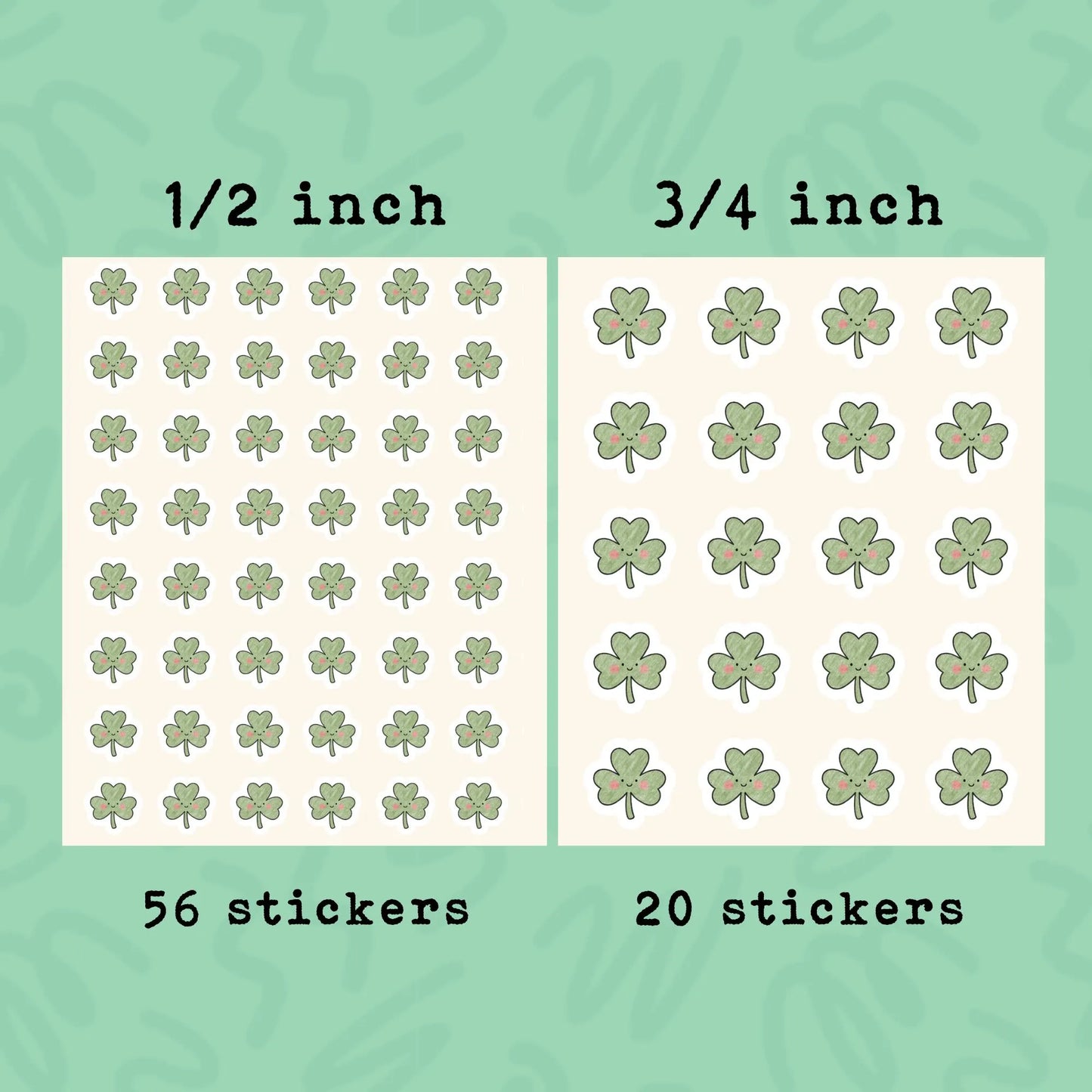 Shamrock Planner Sticker • St. Patrick’s Day Reminder • Cute Irish Shamrock Sticker • Mini Holiday Icon • Calendar Planner Label