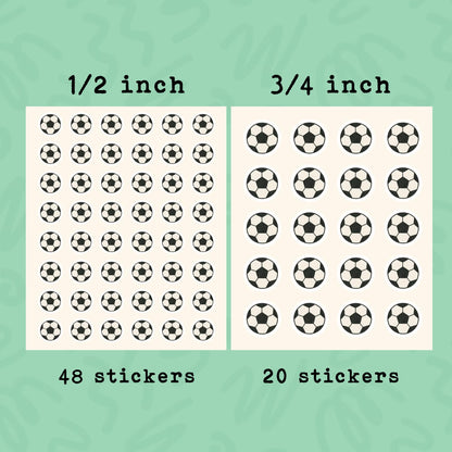 Soccer Planner Stickers • Soccer Game & Practice Reminders • Sports Calendar Stickers • Cute Soccer Planner Labels • Team Event Stickers