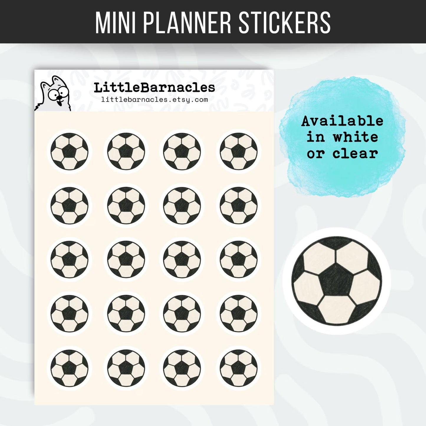 Soccer Planner Stickers • Soccer Game & Practice Reminders • Sports Calendar Stickers • Cute Soccer Planner Labels • Team Event Stickers