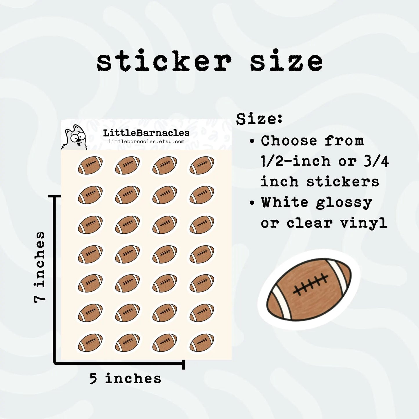Football Planner Stickers • Football Game & Practice • Sports Calendar Stickers • Team Event Planner Labels • Athlete Journal Stickers
