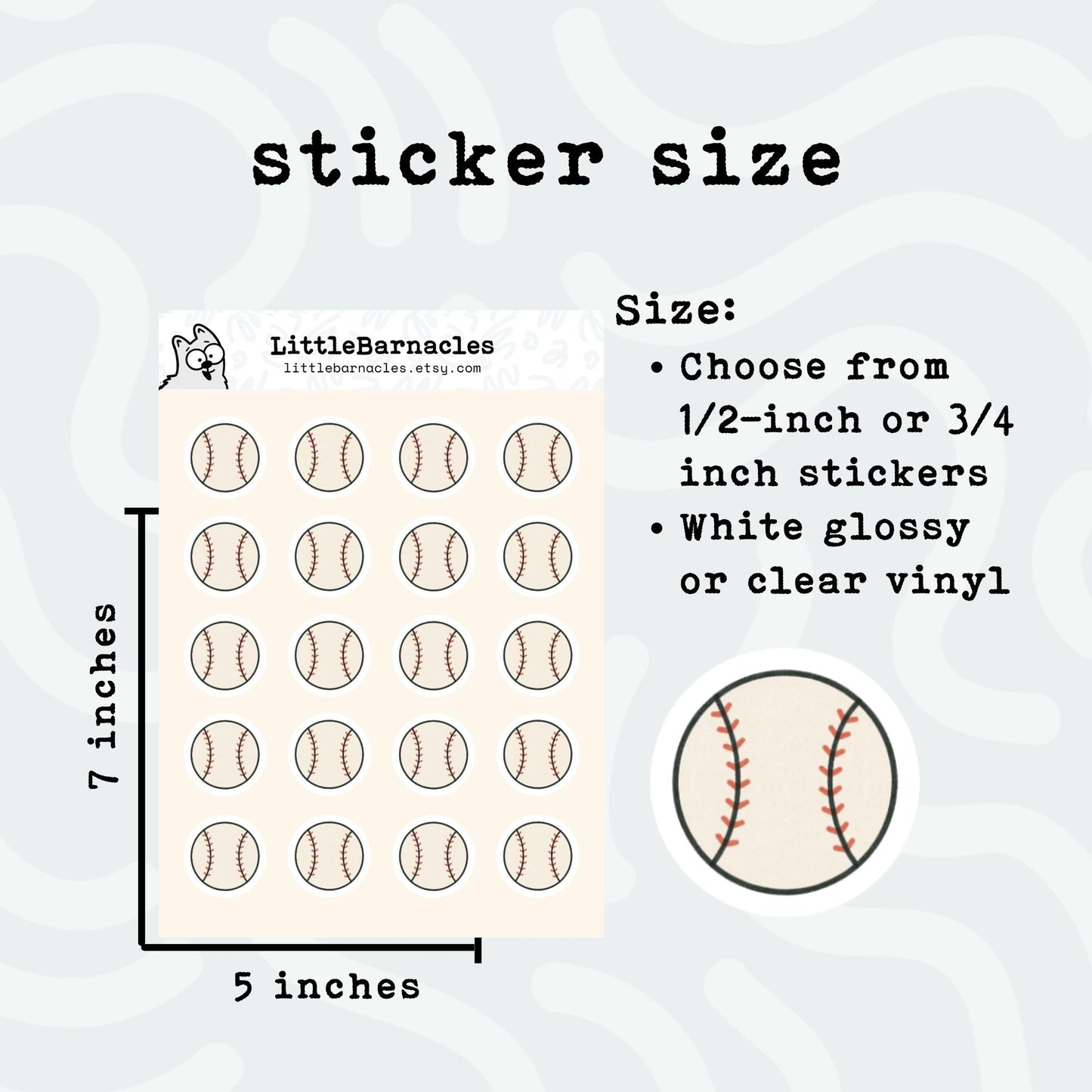 Baseball Planner Stickers • Sport Sticker Set • Baseball Game & Practice Reminders • Cute Baseball Stickers for Planner or Calendar