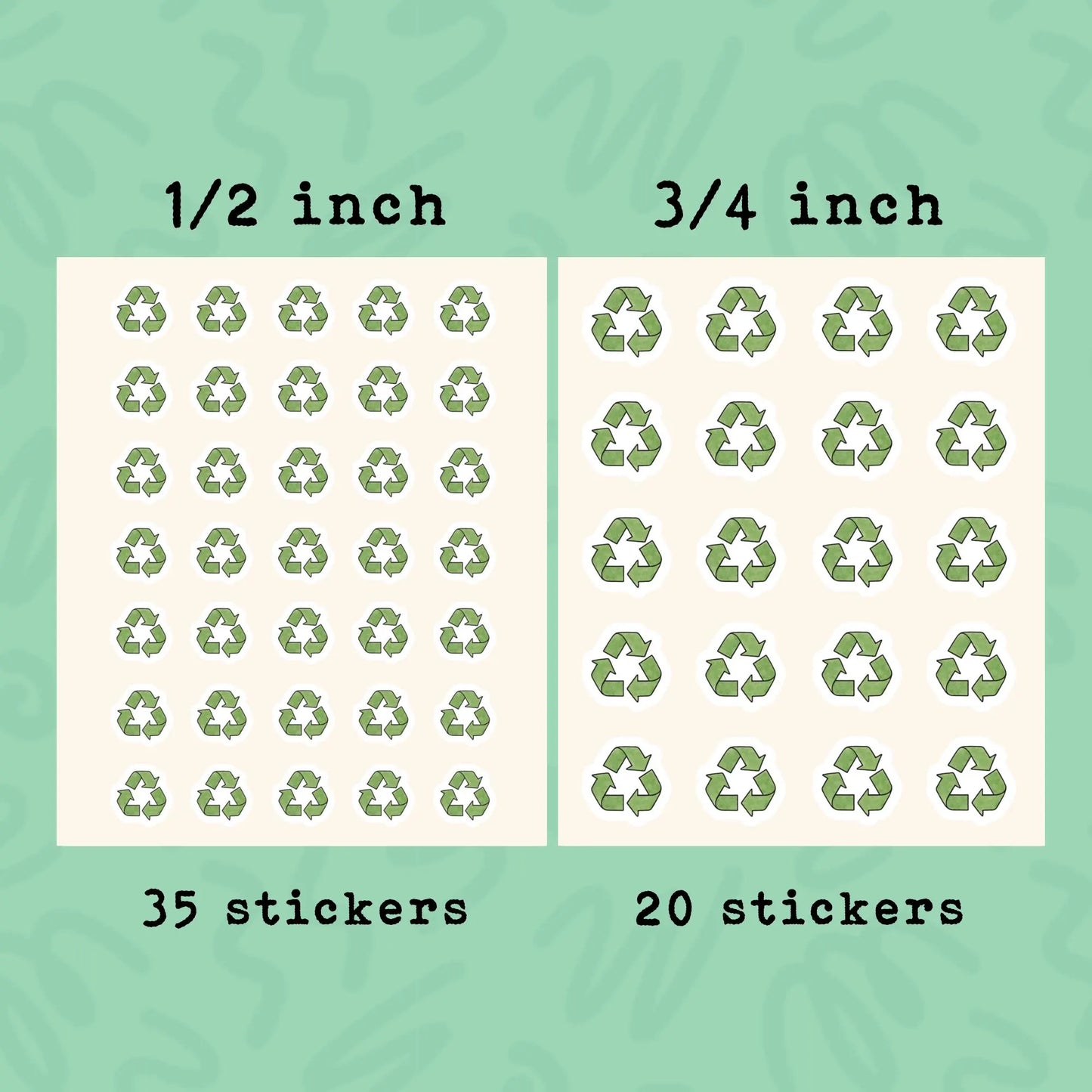 Recycle Planner Sticker • Trash Day Reminder • Recycling Chore Sticker • Garbage Day Calendar Label • Home Organization Sticker